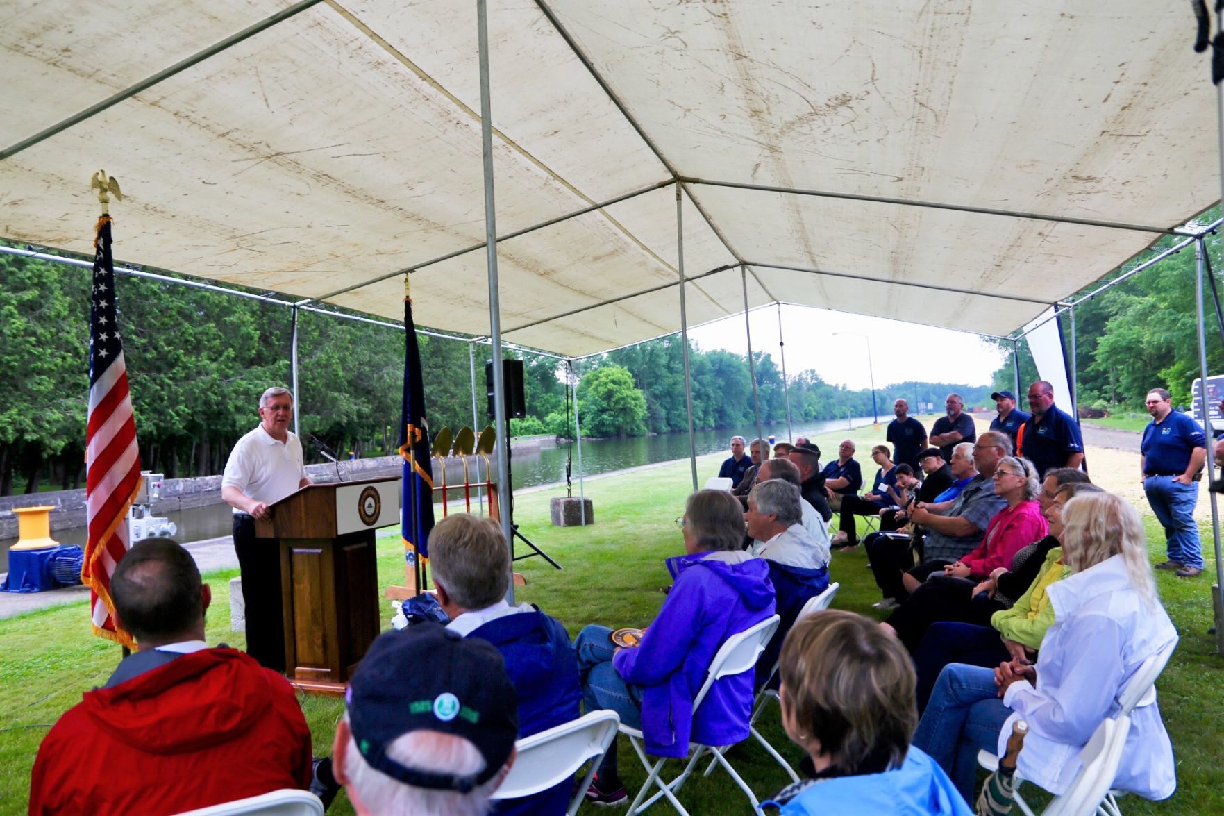 Champlain Canalway Trail groundbreaking